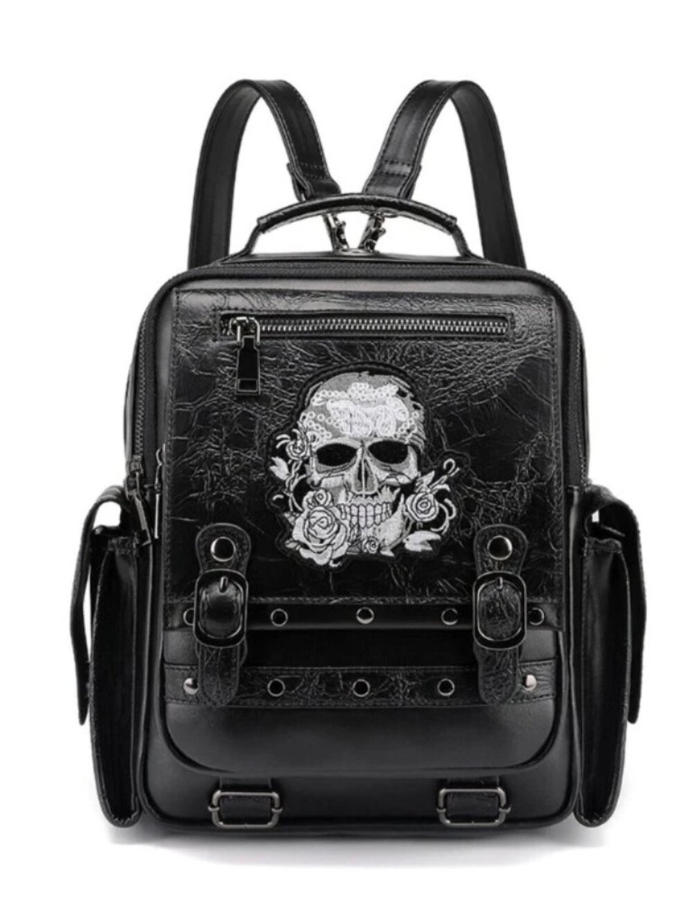 Women Skull Head Backpack